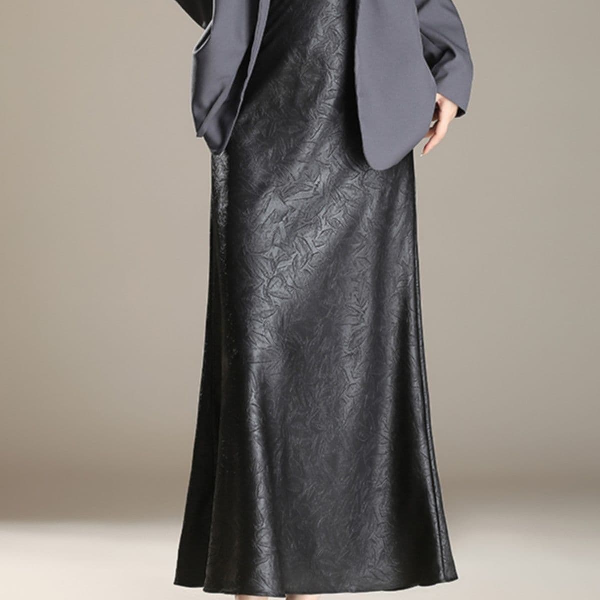 マーメイドスカート　上質風合い マーメイドロングスカート