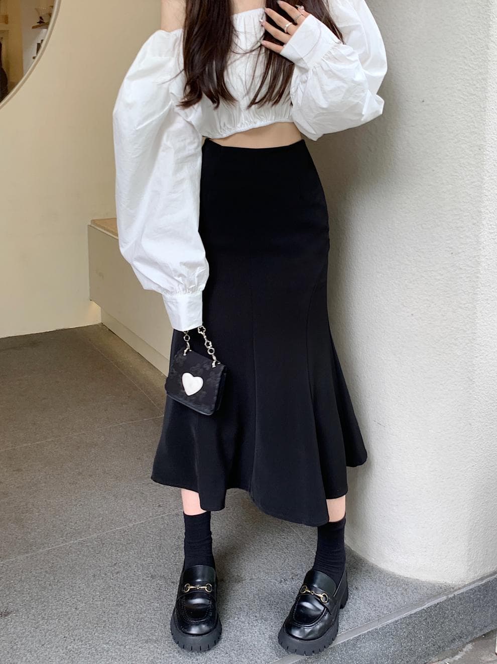 秋冬新作 レディース マーメイドスカート きれいめ ロング