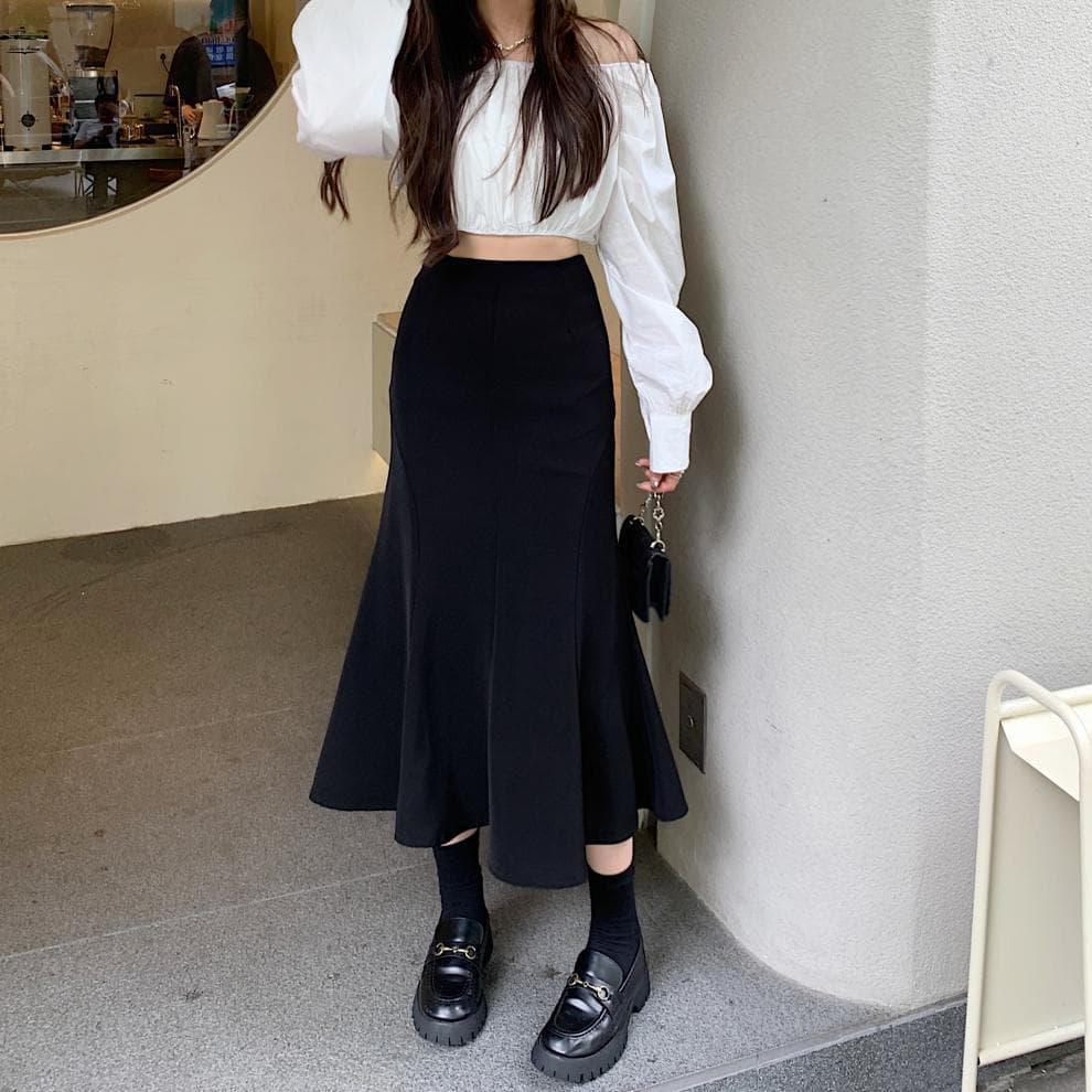 秋冬新作 レディース マーメイドスカート きれいめ ロング