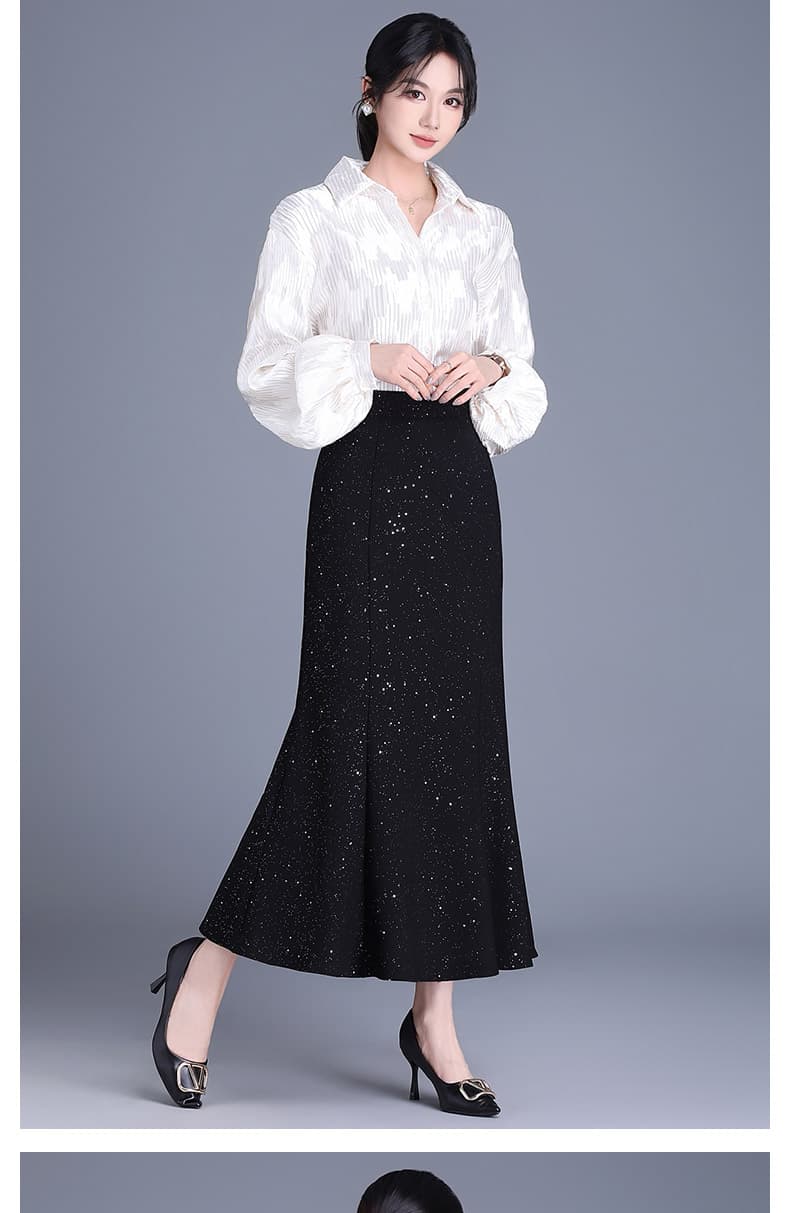 マーメイドスカート きらめき煌めくマーメイド輝きスカート