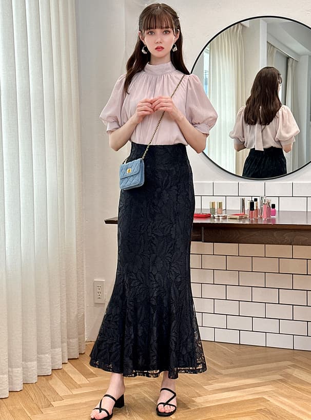 マーメイドスカート 華やぎマーメイド レース スカート