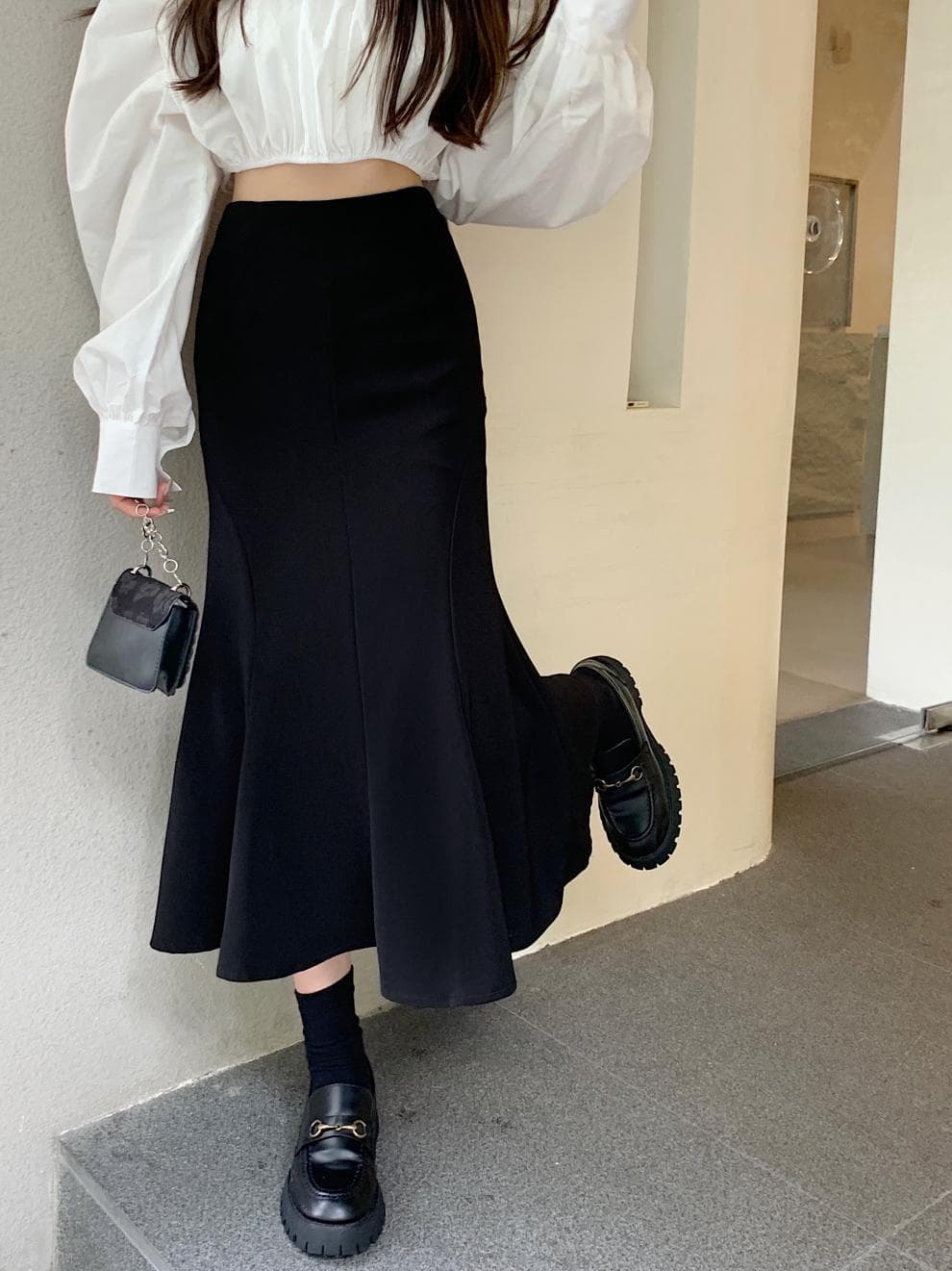 秋冬新作 レディース マーメイドスカート きれいめ ロング