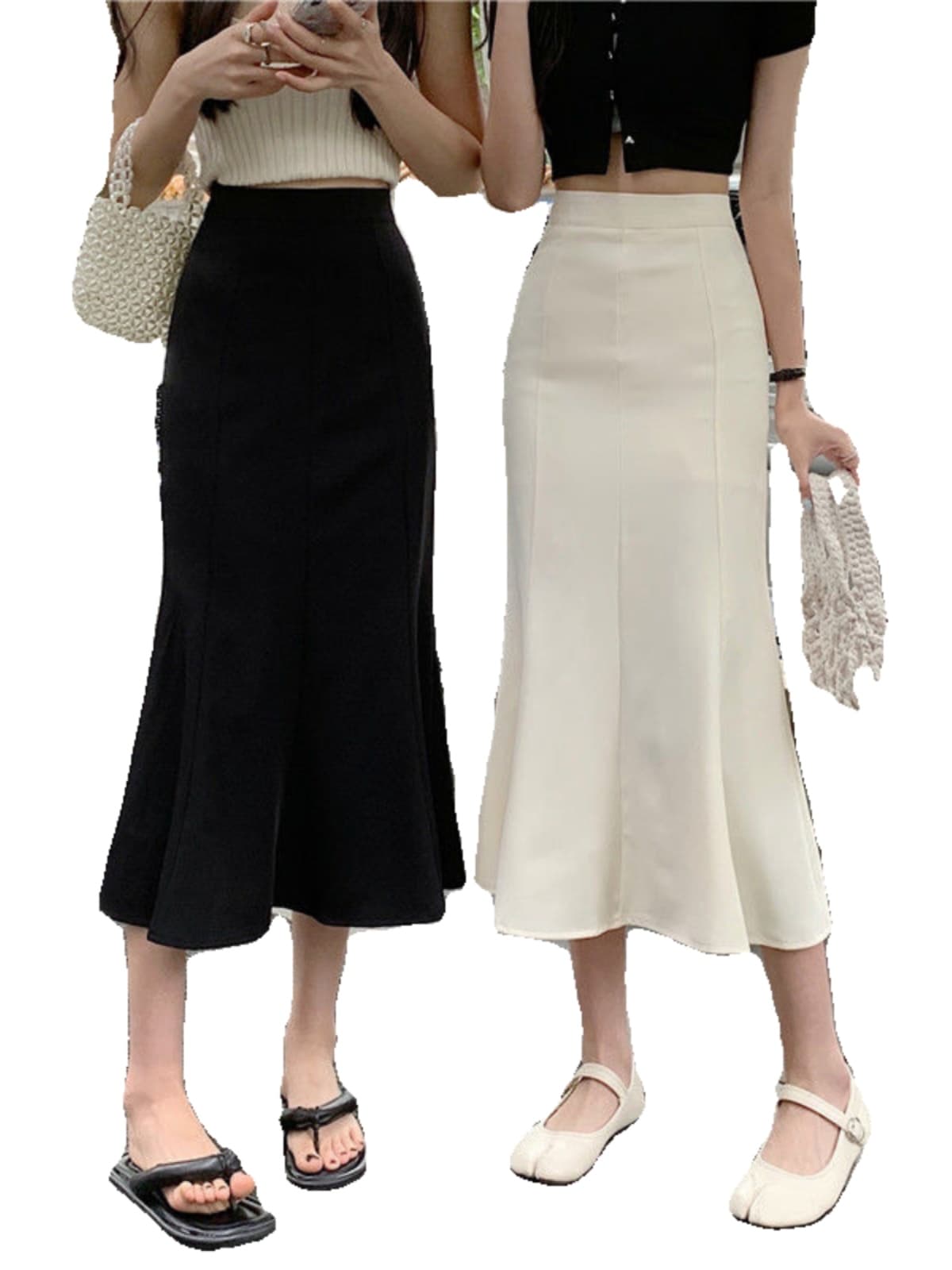 マーメイドスカート 優美なシルエット マーメイドスカート