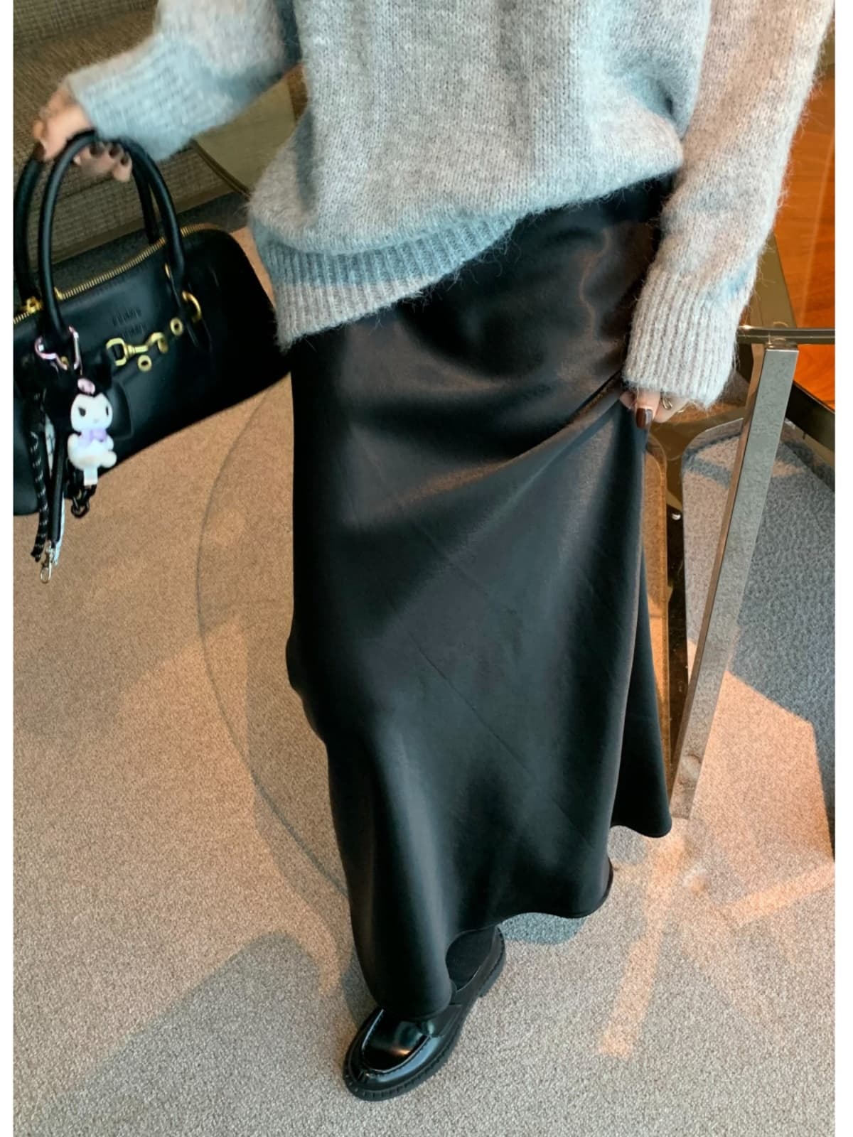 マーメイドスカート 優美なシルエット マーメイドサテン