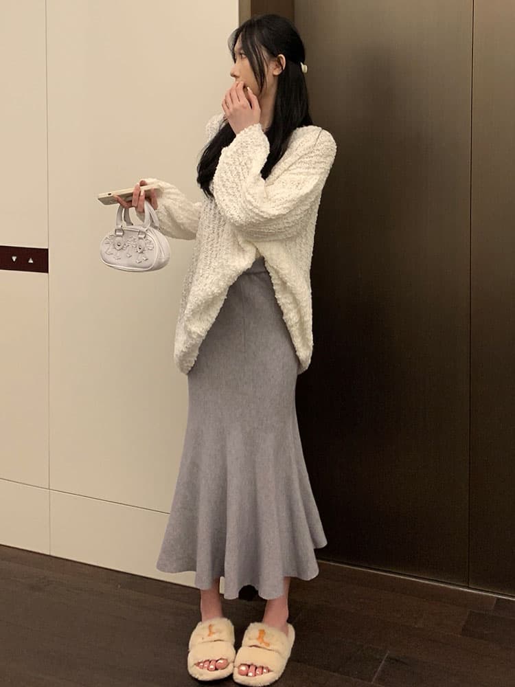 ゆったり美シルエット マーメイドスカート