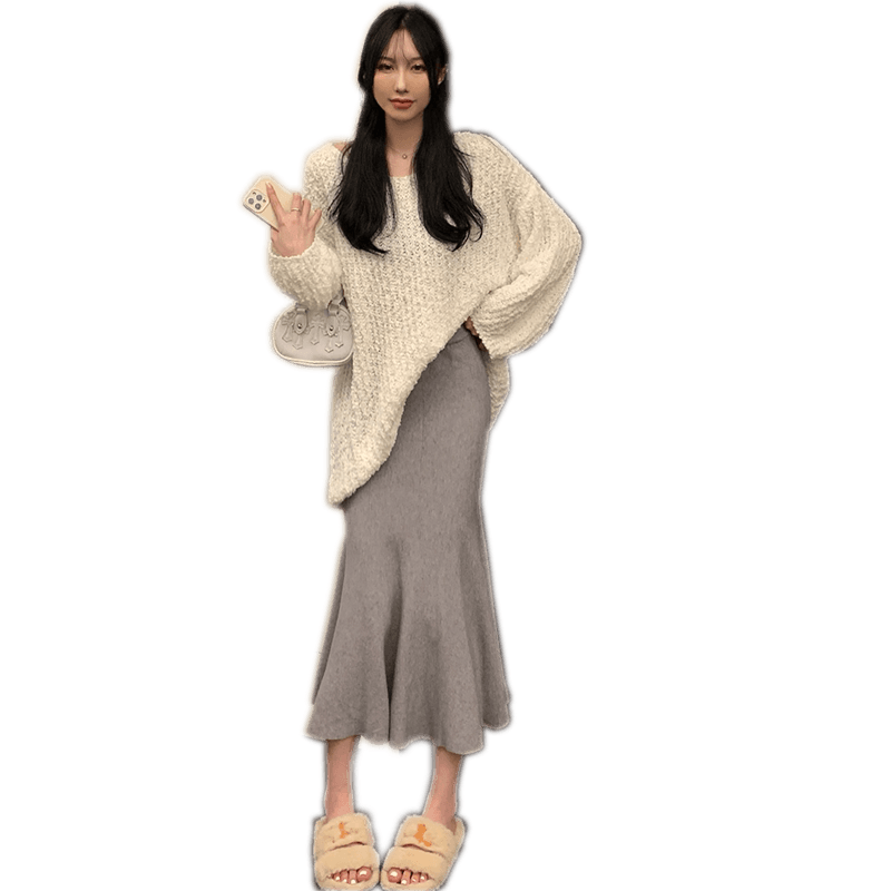 ゆったり美シルエット マーメイドスカート